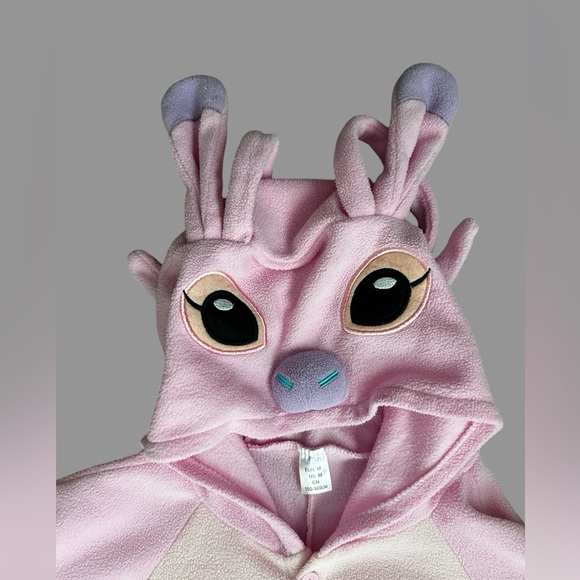 Lilo & Stitch Onesie Halloween Costume Pink Adult Size Medium. - Picture 6 of 14